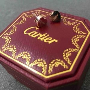 Cartier heart earrings